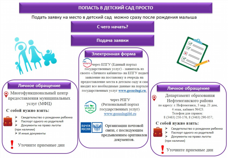 Объявления для школьников